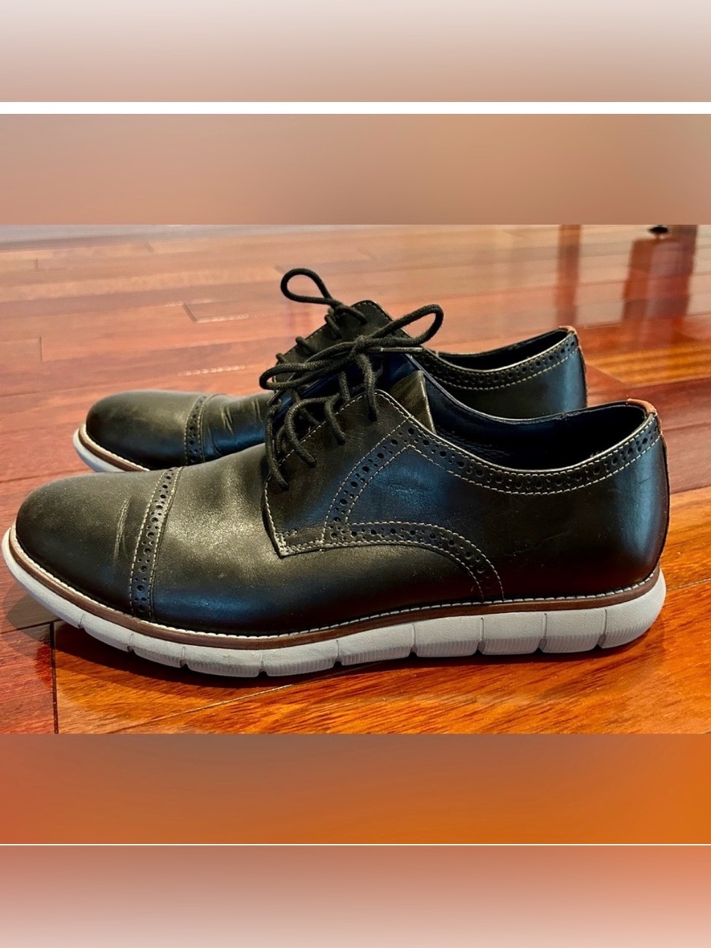 Johnston & Murphy Men's Black Casual Dress Sneakers - 9M Comfort like new